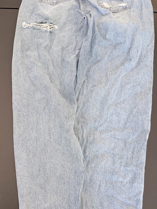 American Eagle Outfitters Denim - American Eagle Outfitters Light Blue Distressed High-Rise Jeans